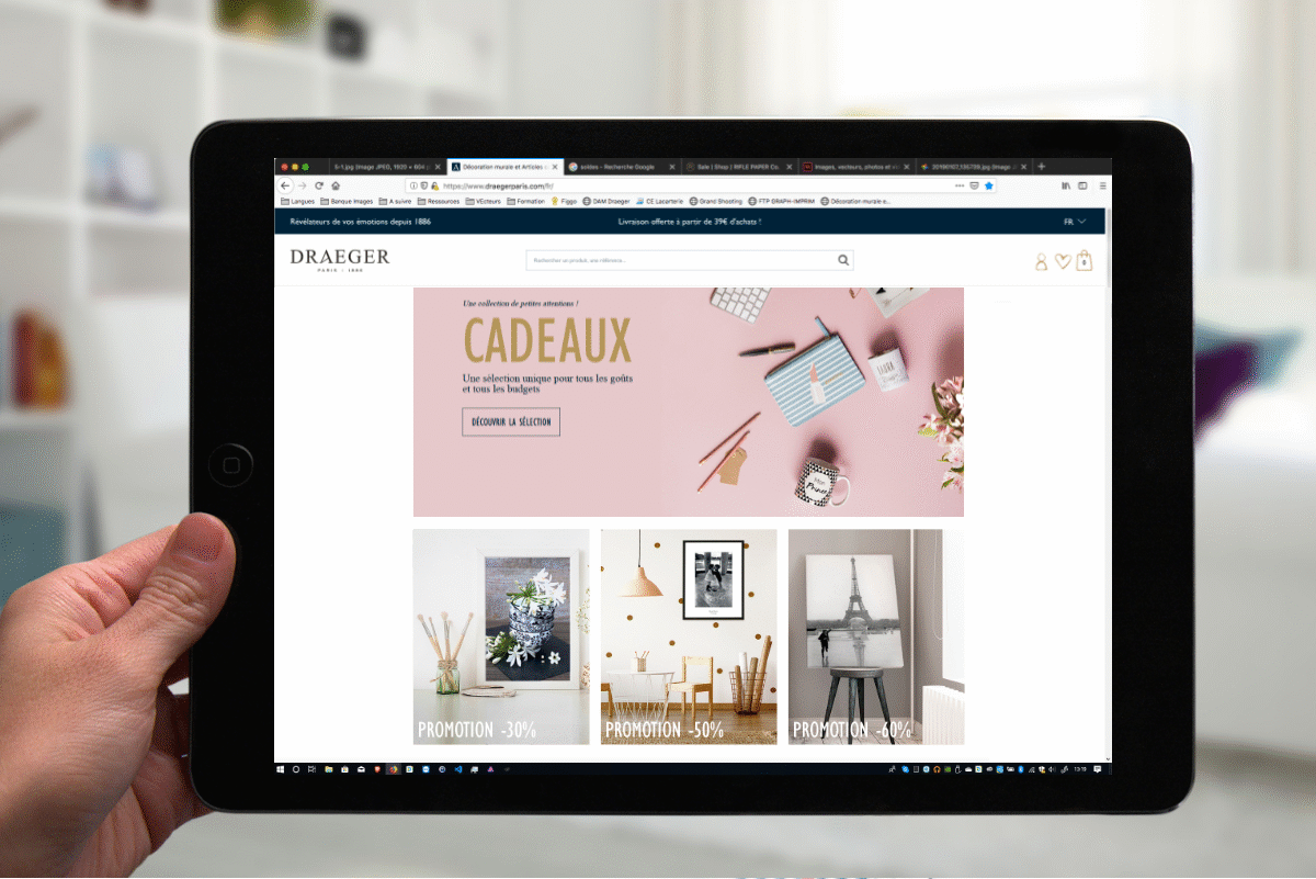 bannière e-commerce